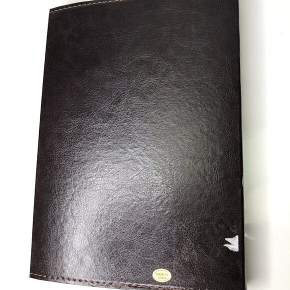 𝅺LEATHER Planner Gold Pages Trim New - Picture 5 of 5
